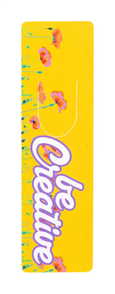 Individuelles Lesezeichen aus Papier Bamler