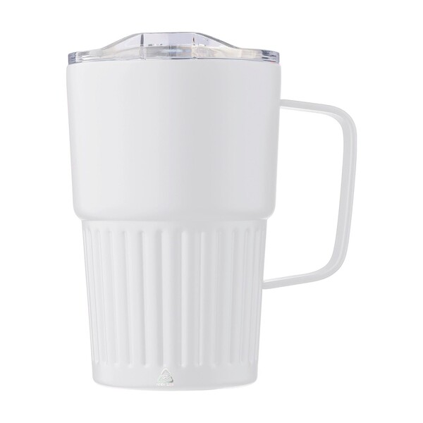 Caneca Calo | Inox reciclado | 450 ml - branco