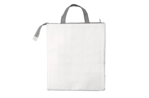 Sac isotherme 32.5 x 19.5 x 39 cm, 100 g/m² - Blanc