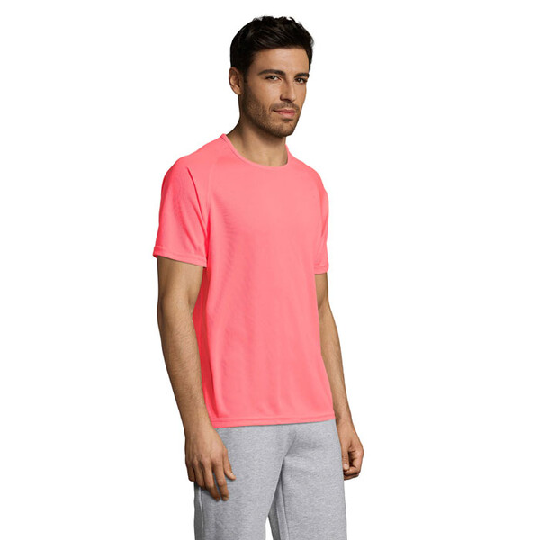 SPORTY T-shirt homem - Neon Coral3XL