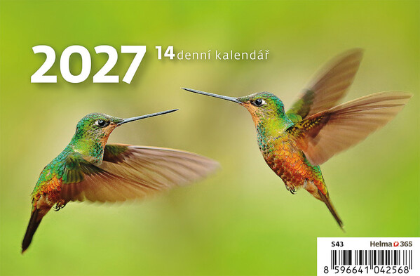Stolní kalendář MINI 14denní 15,1 × 9,9 cm