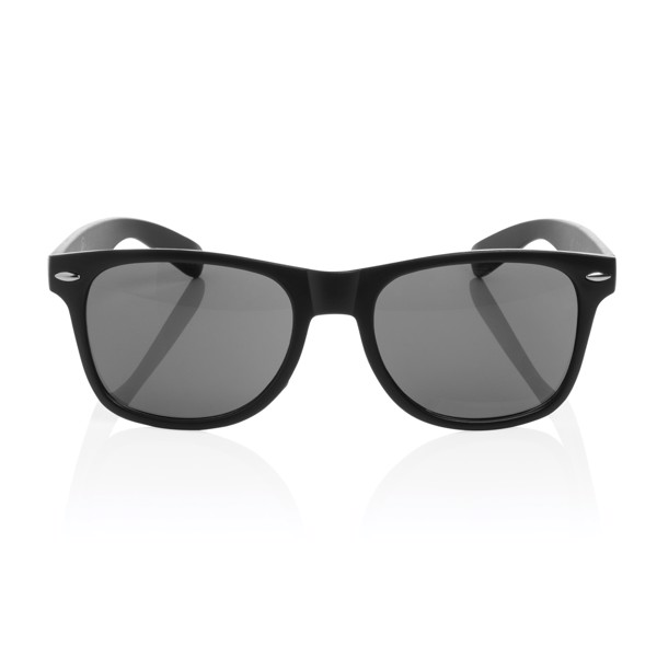 Lunettes de soleil en PC plastique recyclé GRS - Noir
