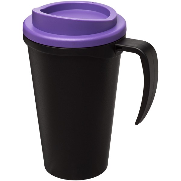 Tazza termica Americano® grande da 350 ml - Nero / Viola