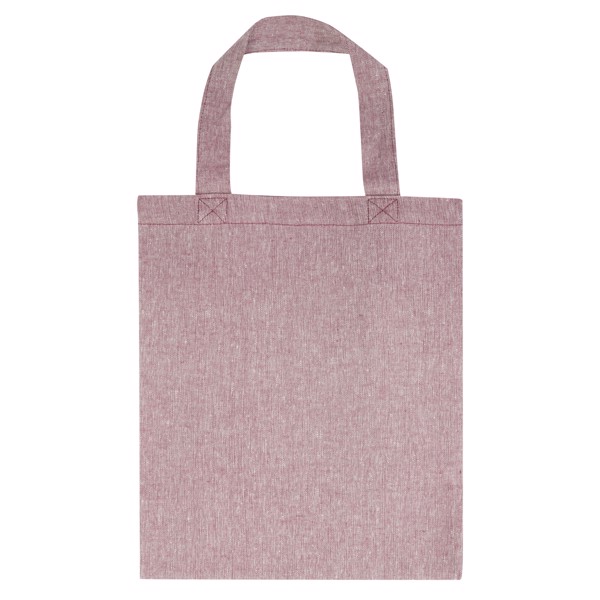 Sac shopping Pheebs à soufflets en matières recyclées 150 g/m² 13L - Marron chiné