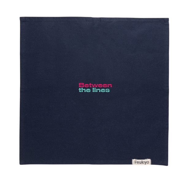 Set de 4 serviettes de table Ukiyo en rcotton 180gr Aware™ - Bleu Marine