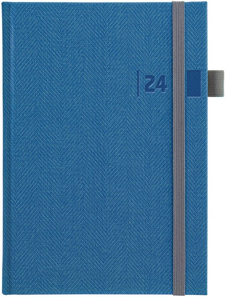 Daily diary Tweed 2027 (CZ), A5 - Blue