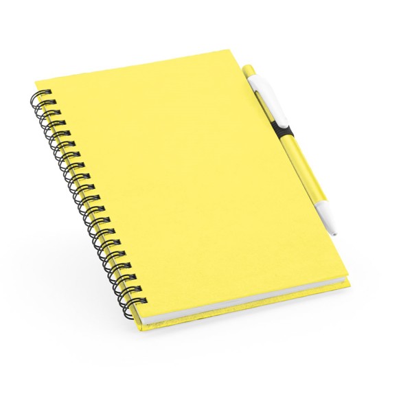 Bloc Notes Ligné Avec Marge A4 - Papier Jaune RHODIA