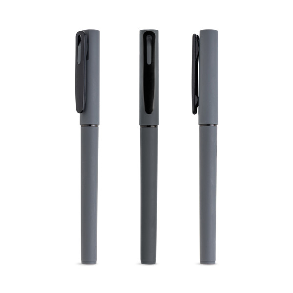 Rouleau En Rabs Avec Toucher Caoutchouc - Gris Foncé