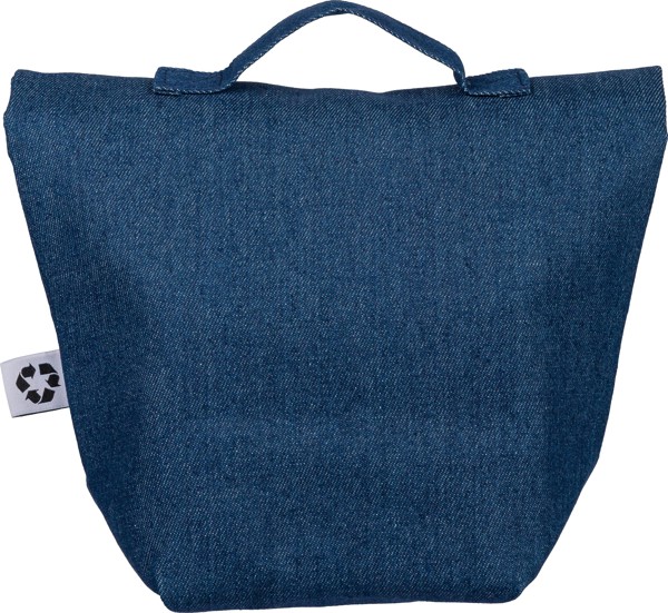 Gerecycled denim roll-top koeltas Mira