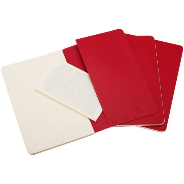 Moleskine Cahier Journal L - plain - Cranberry Red