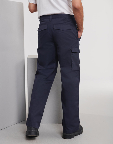 Twill Workwear Trousers Length 32” - Black / 46" (117CM)