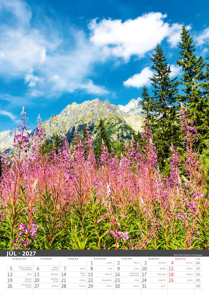 Kalendár Tatry