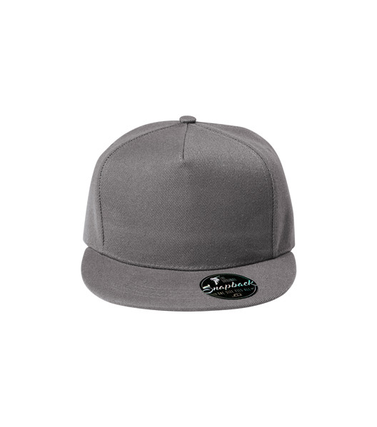 Čepice Unisex Malfini® Rap 5P - Starostříbrná / nastavitelná