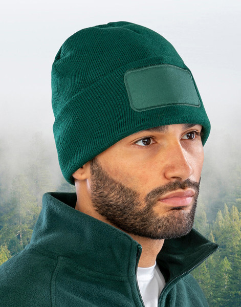 Recycled Double Knit Printers Beanie - Grey / ONE SIZE