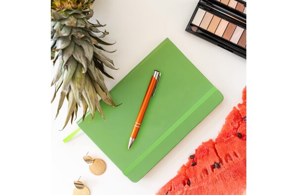 Alicante special, ball pen - Dark brown / Orange