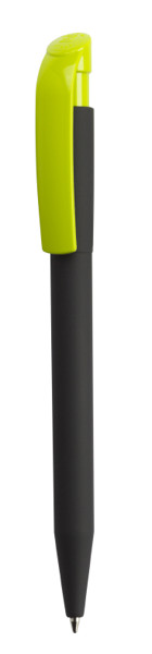 Bolígrafo Goma negra clip color