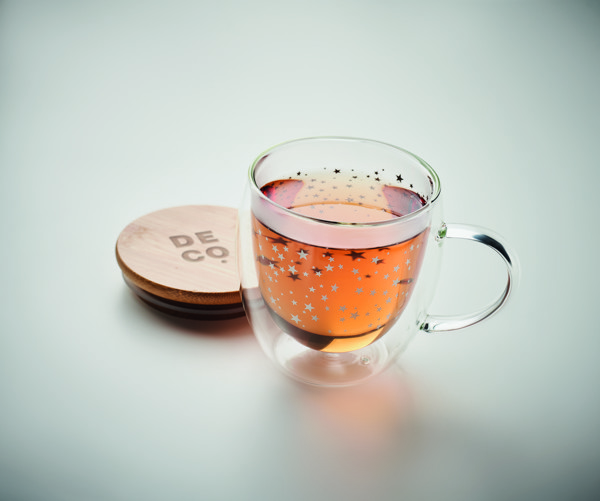 Double wall borosilicate mug Sion