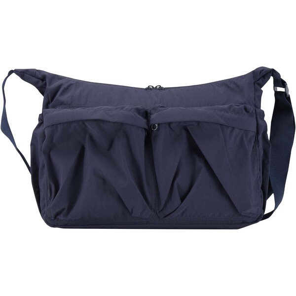 Calli 13" GRS recycled nylon laptop messenger bag - Navy