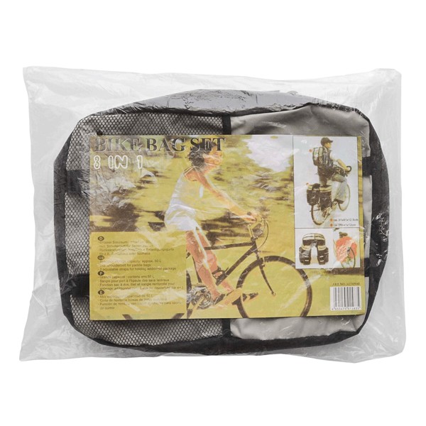 Bike travel set 3-piece, 600D polyester