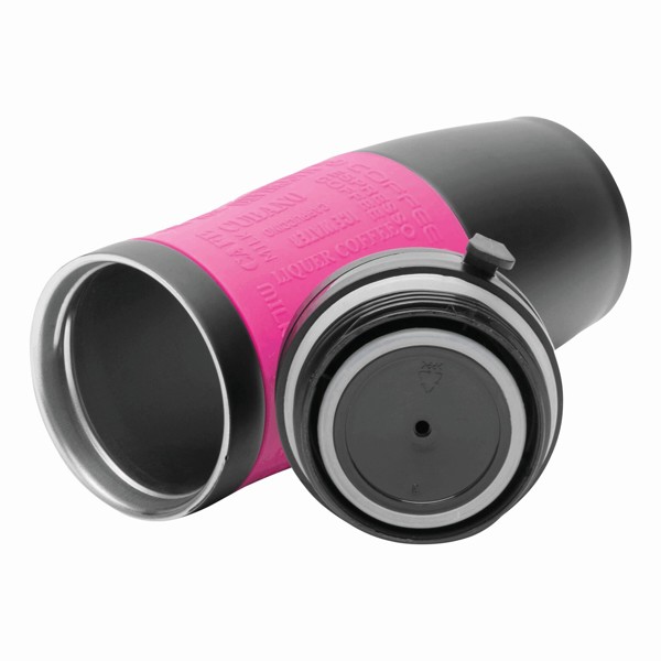 Isolierbecher Golden Dream - Magenta / Schwarz