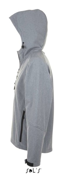 Sol's Replay Men - Softshell με κουκούλα - Grey Melange / M