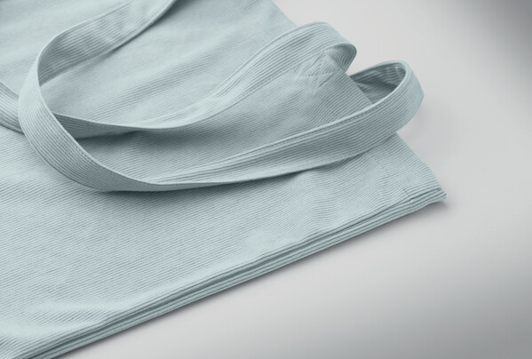 Sztruksowa torba na zakupy Cordy B - Baby Blue