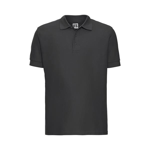 Polo Algodão Superior De Homem - Cinza Escuro / S