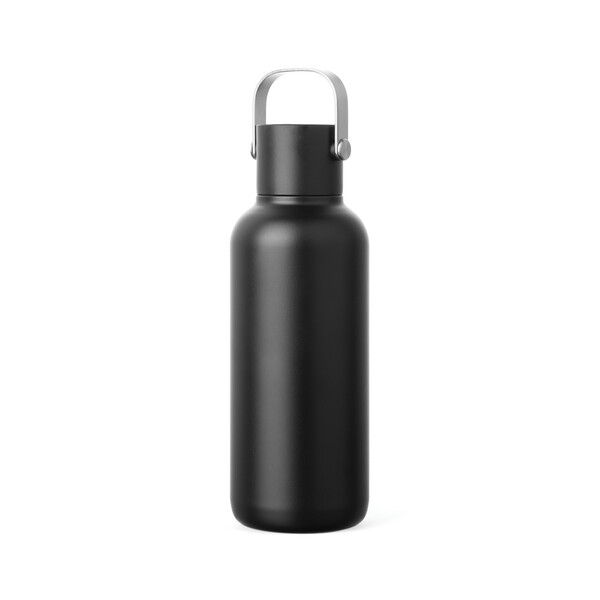 VINGA Cael RCS SS sip bottle 600ML - Black