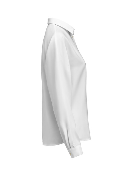 Crepe Satin Blouse White XS