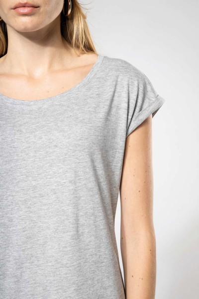 Ladies' Long T-Shirt - Black / L/XL