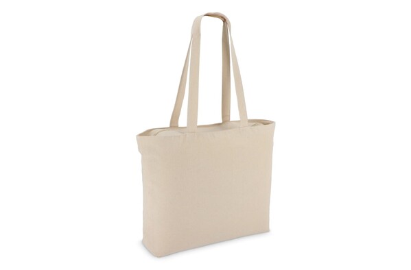 Sac fourre-tout en coton avec fermeture éclair OEKO-TEX® 47 x 11 x 35cm 320g/m²