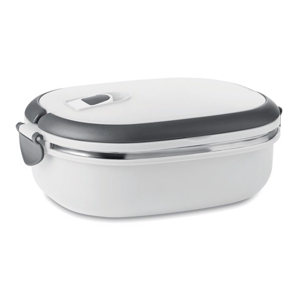 Lunch box with air tight lid Delux Lunch - White