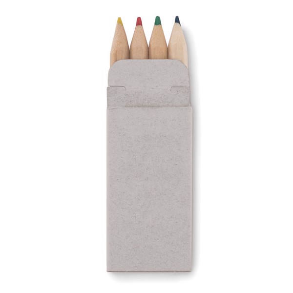 4 mini coloured pencils Petit Abigail
