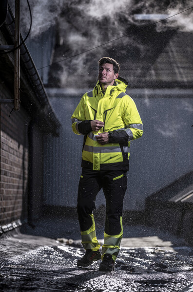 6445 Jacket 3-1 Hi Viz YELLOW/BLACK 4XL