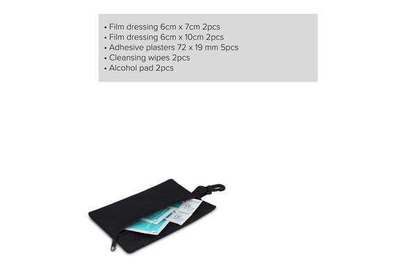 Trousse de premiers secours 13 pièces Denali - Noir