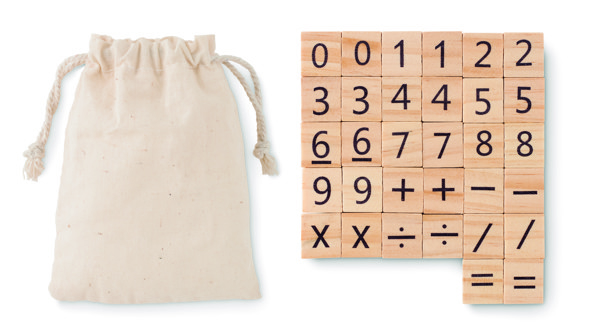 Wood educational counting game Educount