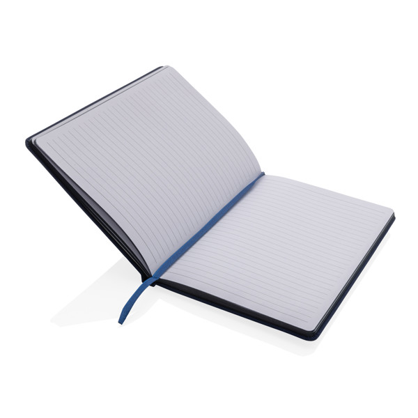 GRS certified RPET A5 notebook - Navy / Navy