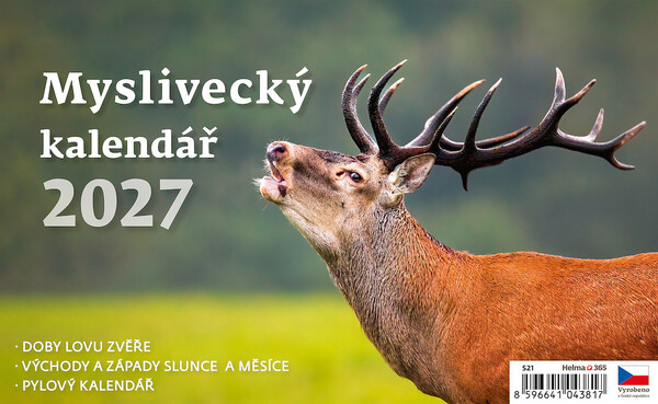 Stolní kalendář Myslivecký 2027