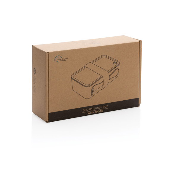 Lunch box avec cuichette en rPP GRS - Bleu Marine