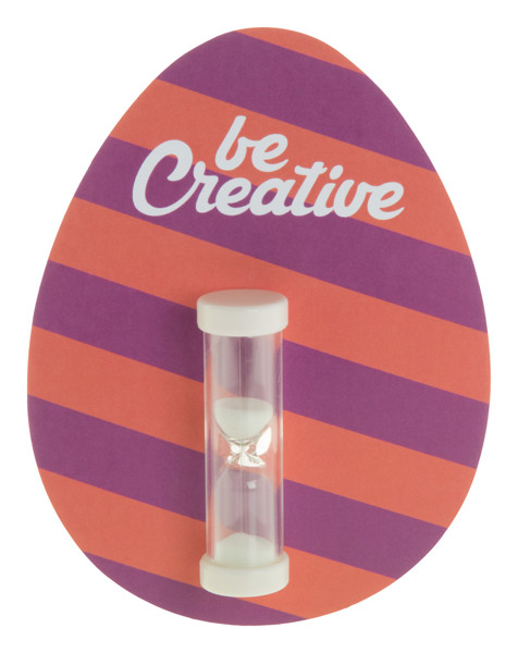 Sand Timer Sandy - White / Transparent
