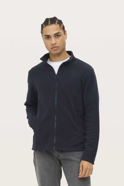 Sol's Norman Men - απλό μπουφάν Fleece - Black / XL