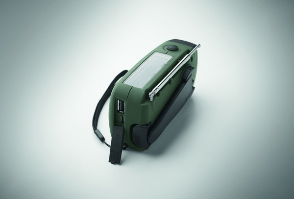 Radio portable avec torche LED MO2746- Onda - Vert Foncé