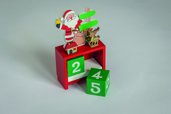 Christmas countdown calendar Laskenta