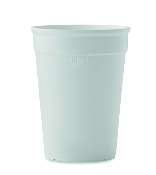 Awaycup PP kavna skodelica za večkratno uporabo, 250 ml - Bela