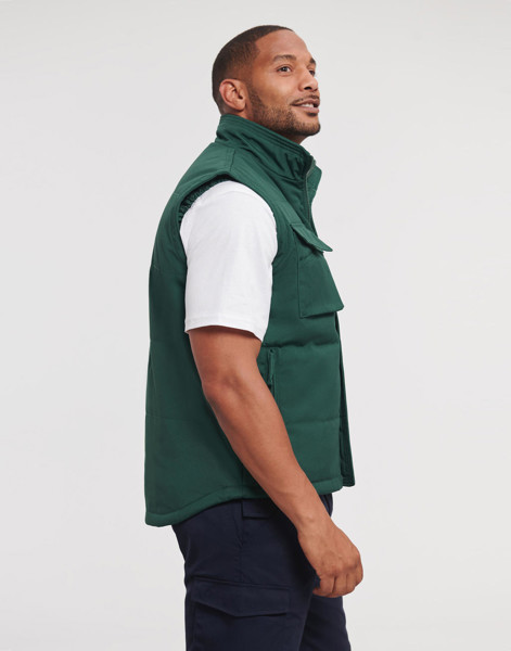 Heavy Duty Workwear Gilet - Black / 2XL