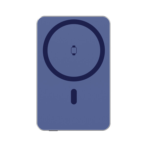 Powerbank magnétique 5000 mAh et 15W Urban Vitamin Marin - Bleu