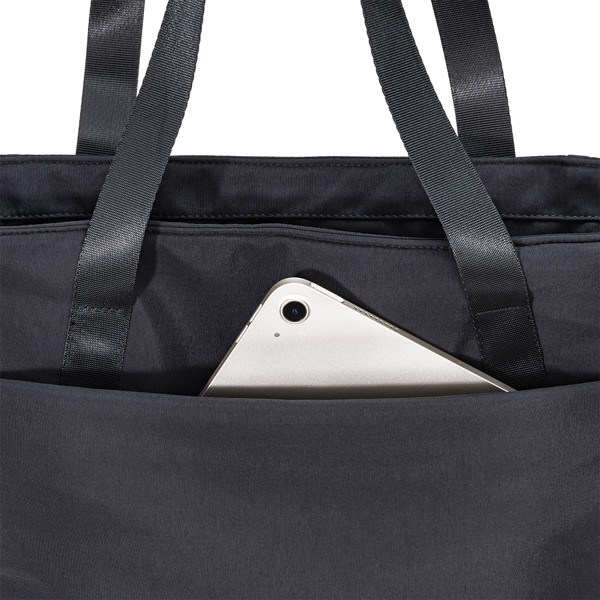 Backpack Bag With Laptop Compartment 15 Inch In Nylon Taslon - Black