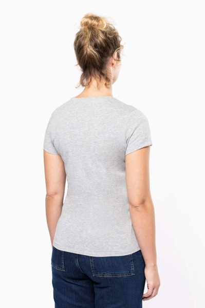 Ladies' Short-Sleeved Crew Neck T-Shirt - White / S