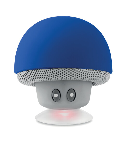 Boxă wireless cu ventuză. Mushroom - Albastru Regal