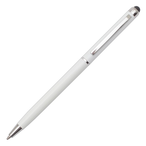 Touch Point plastic ballpen - White